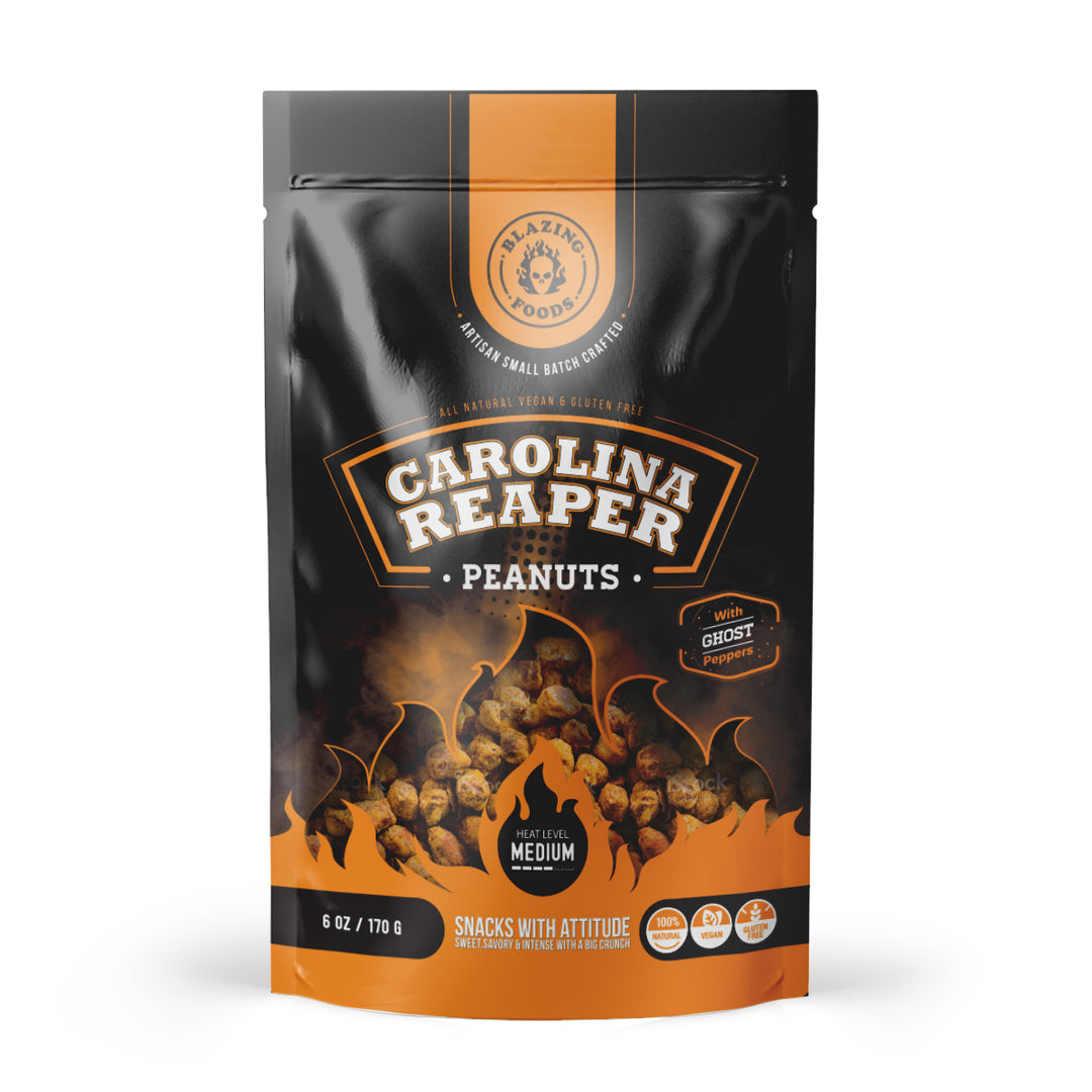 Carolina Reaper Peanuts (MEDIUM Heat Level) - Lucifer's House of Heat