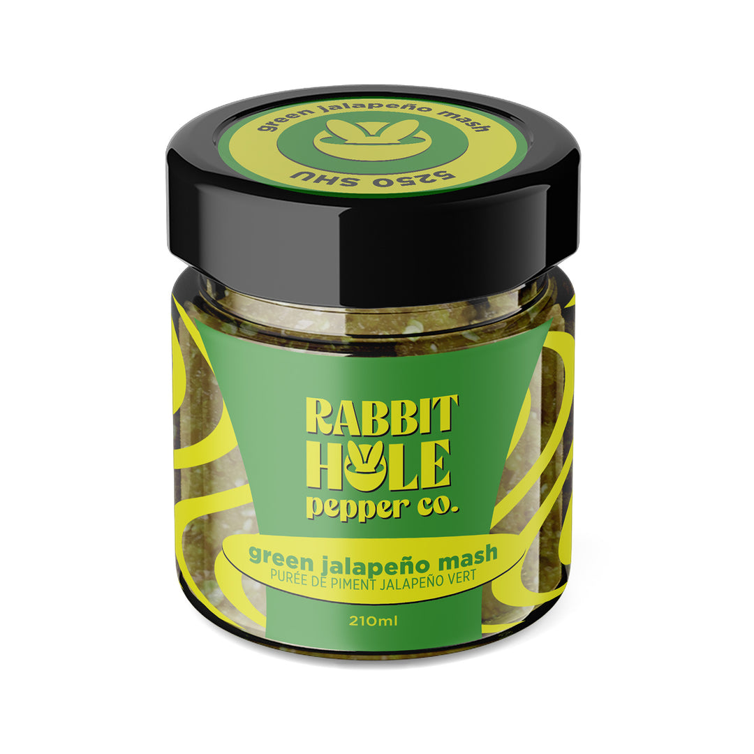 Rabbit Hole Pepper Co. Green Jalapeno Mash - Lucifer's House of Heat