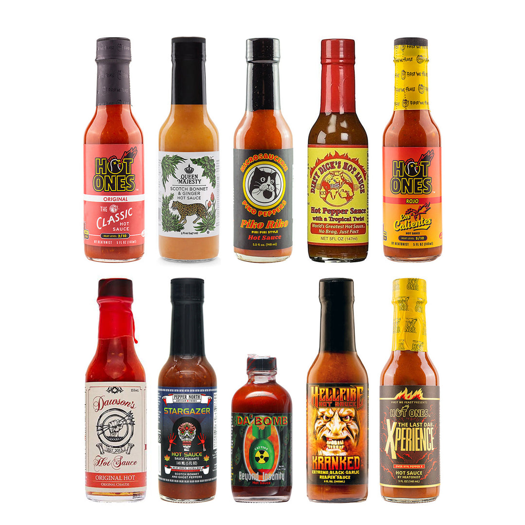 Hot Ones Hall of Fame Hot Sauce Challenge 10 Pack - Lucifer's House of Heat