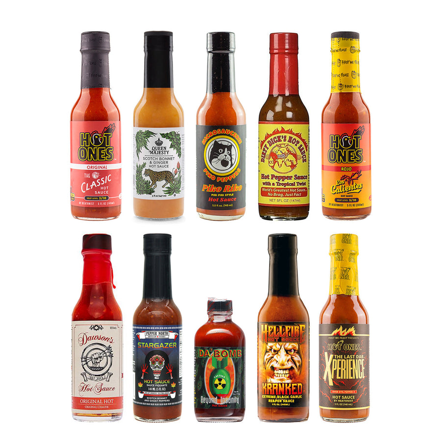 Hot Ones Hall of Fame Hot Sauce Challenge 10 Pack - Lucifer's House of Heat
