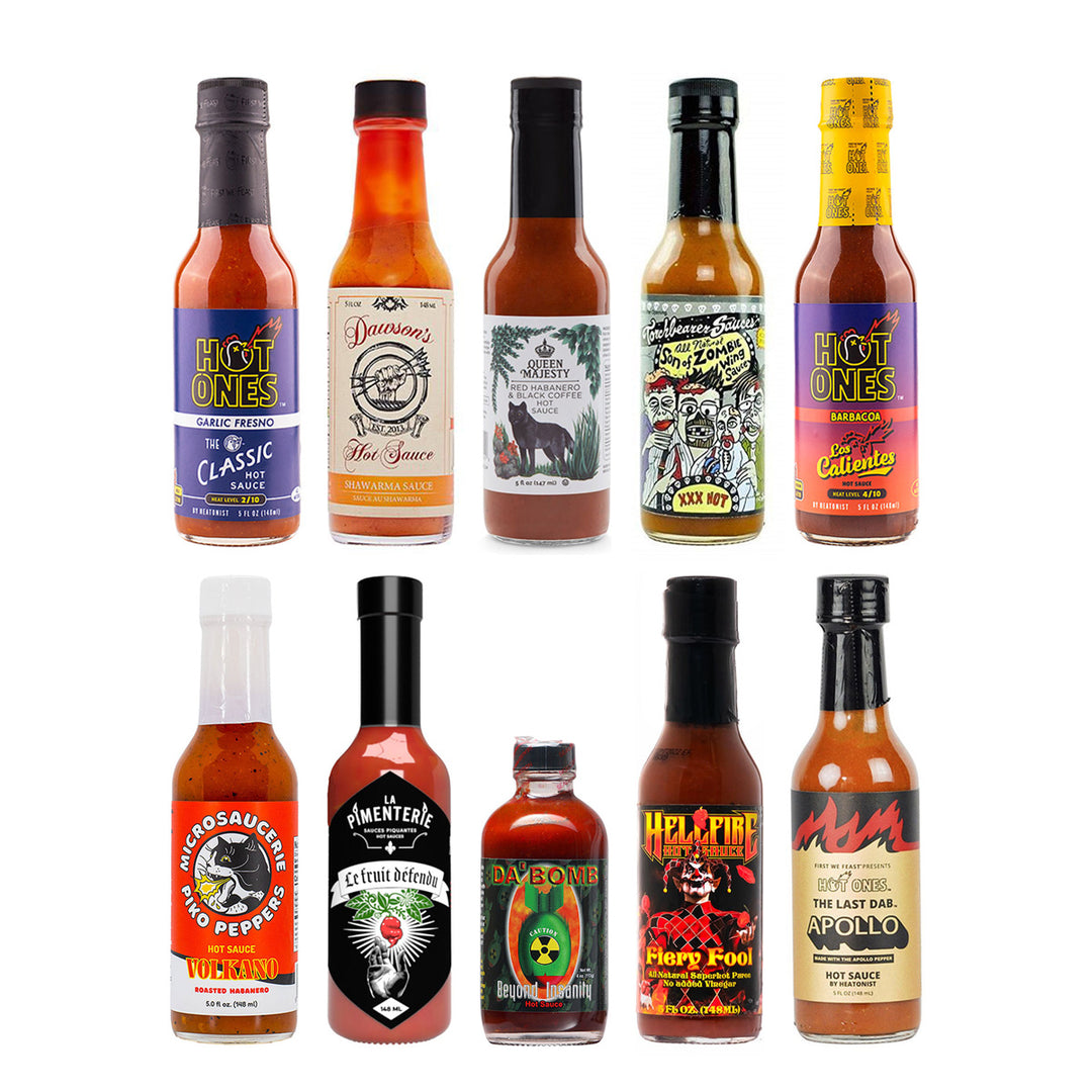 Hot Ones Heat Seekers Hot Sauce Challenge 10 Pack - Lucifer's House of Heat