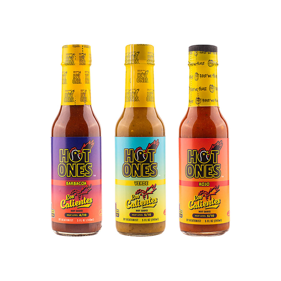 Hot Ones Los Calientes Hot Sauce Trio Pack - Lucifer's House of Heat