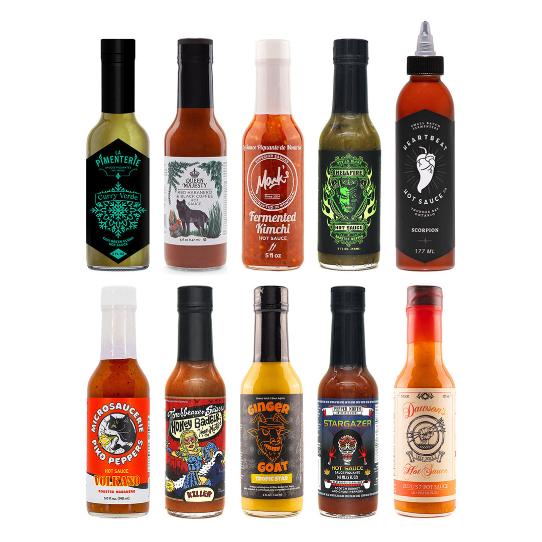 Hot Ones Scoville Standoff Hot Sauce Challenge 10 Pack - Lucifer's House of Heat