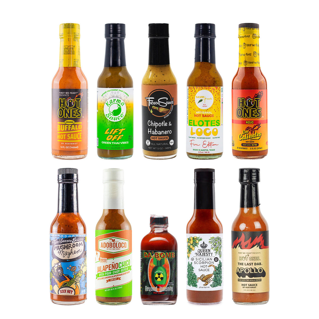 Hot Ones Firestorm Faceoff Hot Sauce Challenge 10 Pack - Lucifer's House of Heat