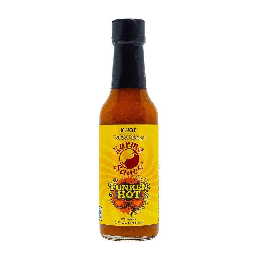 Karma Sauce Funken Hot Yellow Moruga Edition Hot Sauce - Lucifer's House of Heat
