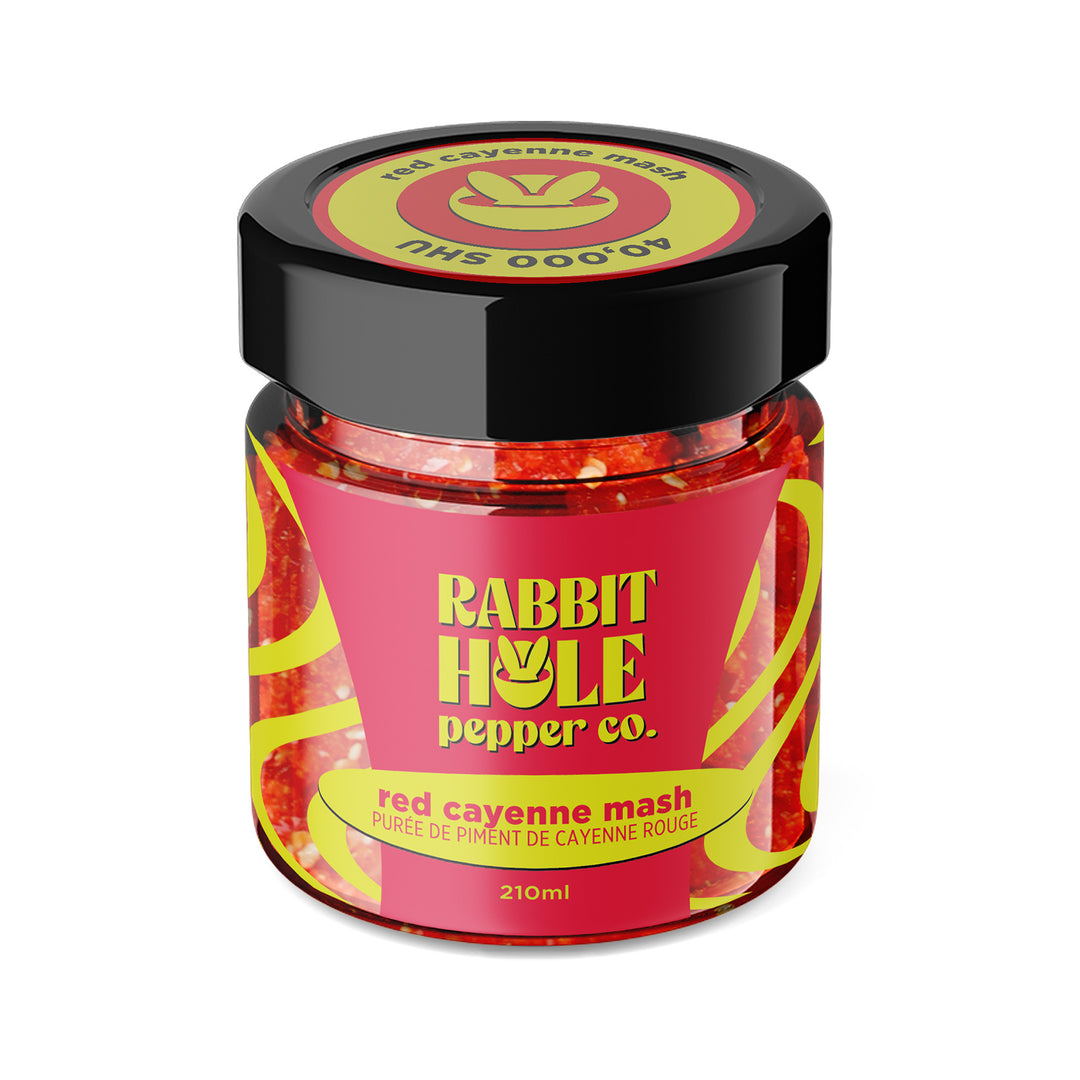 Rabbit Hole Pepper Co. Red Cayenne Mash - Lucifer's House of Heat