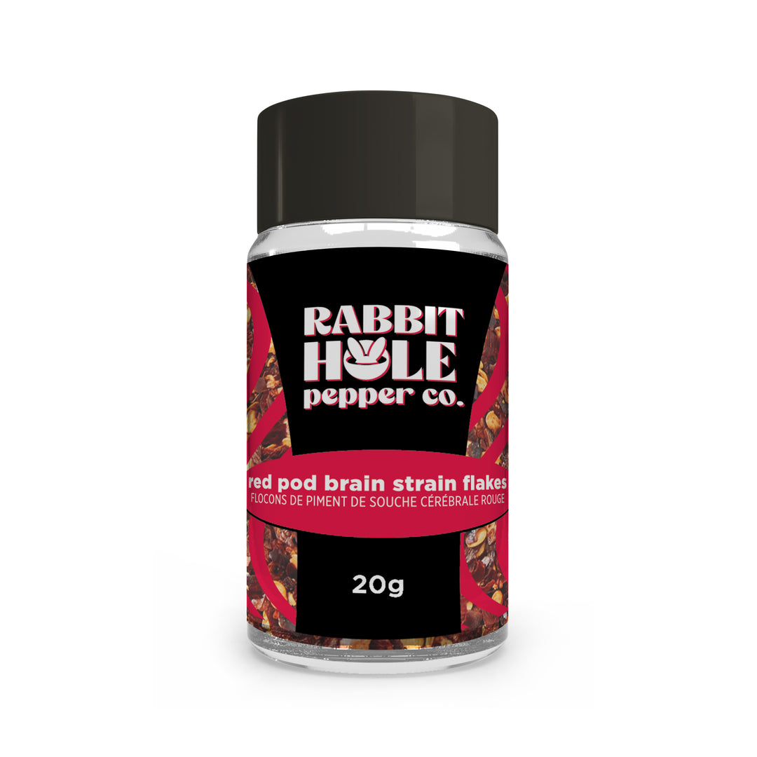 Rabbit Hole Red Pod Brain Strain Pepper Flakes - Lucifer's House of Heat