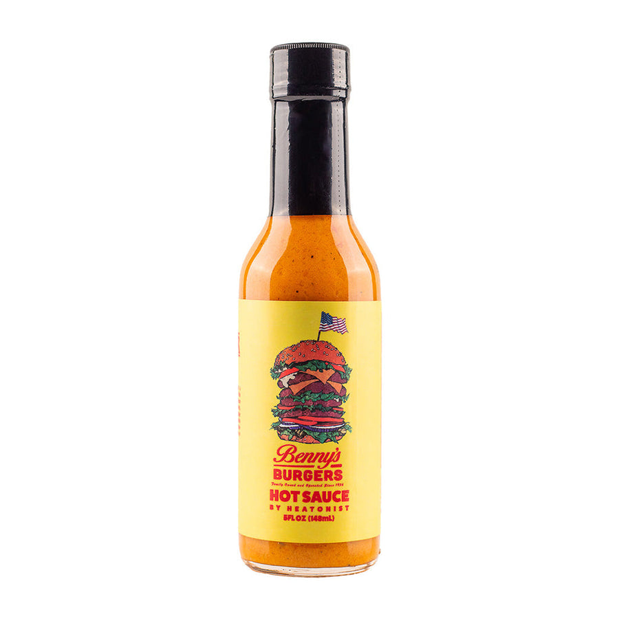 Heatonist x Stranger Things Benny’s Burgers Hot Sauce - Lucifer's House of Heat