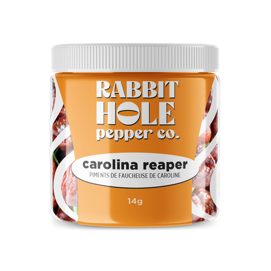 Rabbit Hole Carolina Reaper Dried Pepper Pods - Lucifer's House of Heat