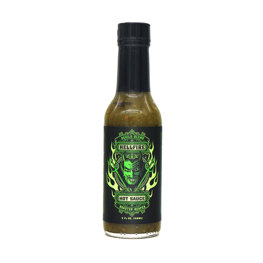 Hellfire Devil's Blend Roasted Reaper Hot Sauce (Green) - Lucifer's House of Heat