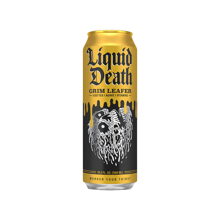 Liquid Death Grim Leafer Iced Tea (568ml) - Lucifer's House of Heat