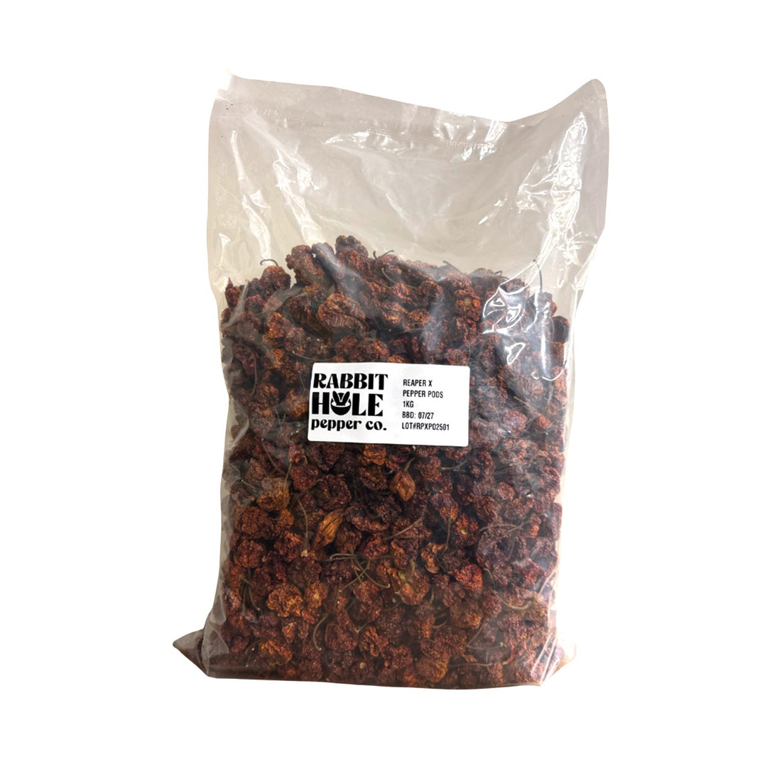 Bulk Reaper X Dried Pepper Pods - Lucifer's House of Heat