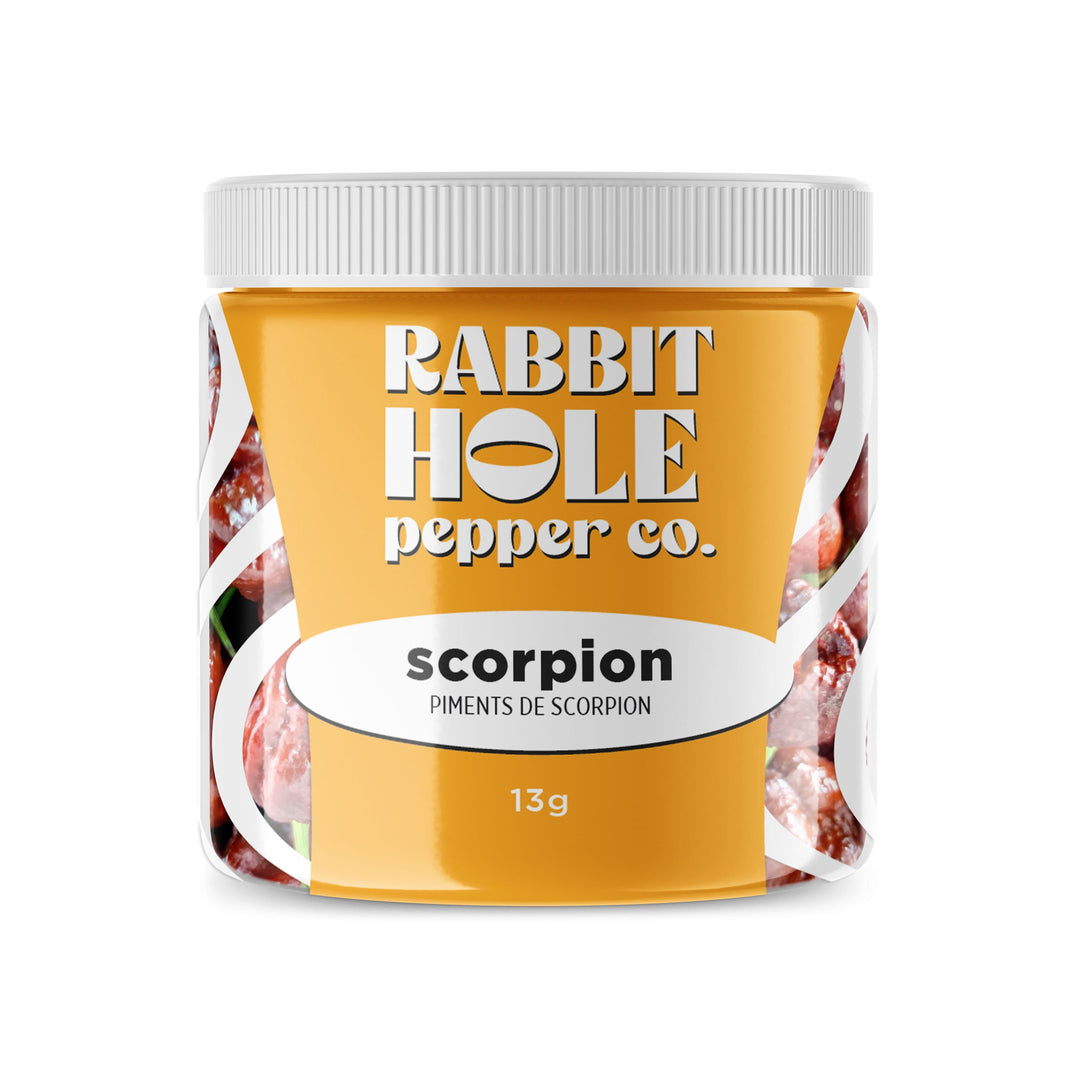 Rabbit Hole Scorpion Dried Pepper Pods - Lucifer's House of Heat