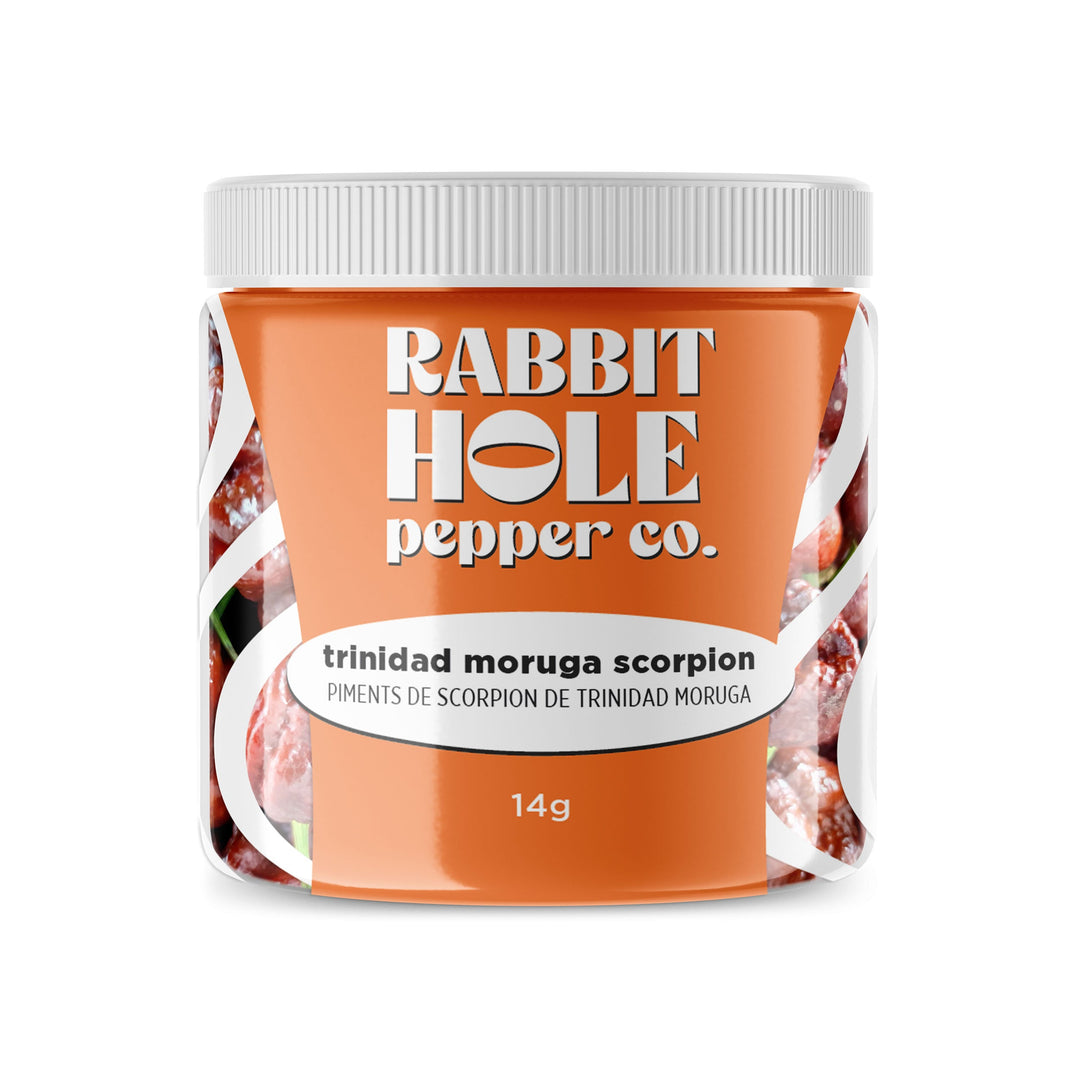 Rabbit Hole Trinidad Moruga Scorpion Dried Pepper Pods - Lucifer's House of Heat