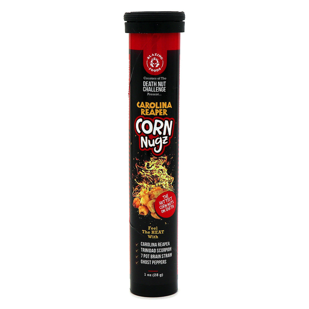 Blazing Foods Carolina Reaper Corn Nugz (Tube) - Lucifer's House of Heat