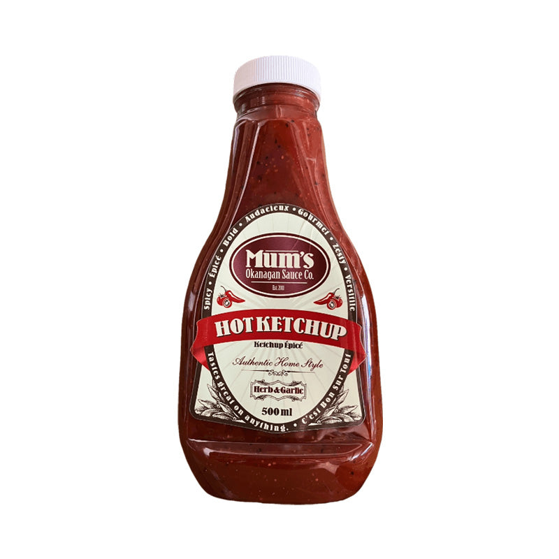 Mum's Okanagan Sauce Co. Hot Ketchup Herb & Garlic - Lucifer's House of Heat