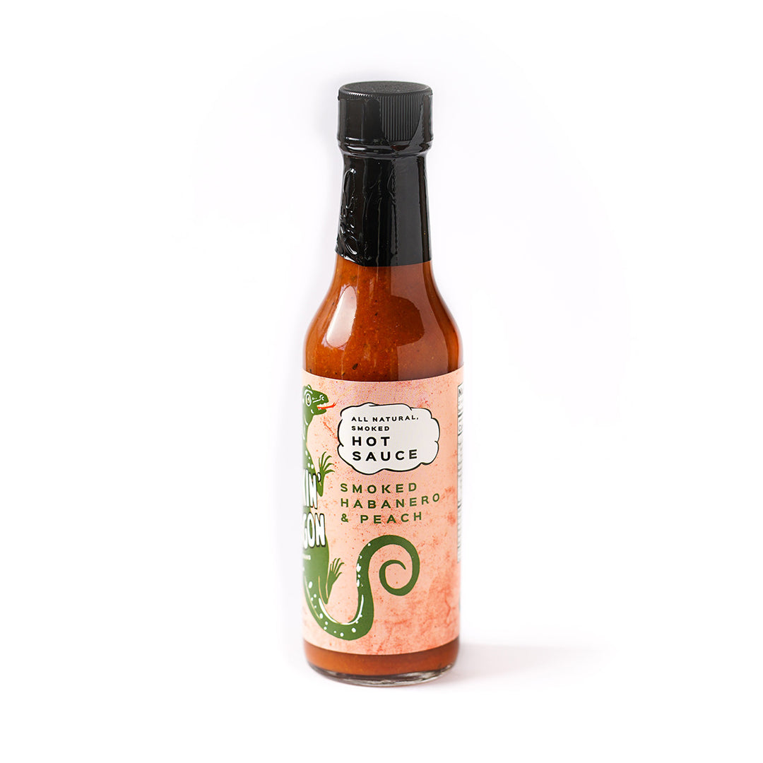 Smokin' Dragon Smoked Habanero & Peach Hot Sauce - Lucifer's House of Heat