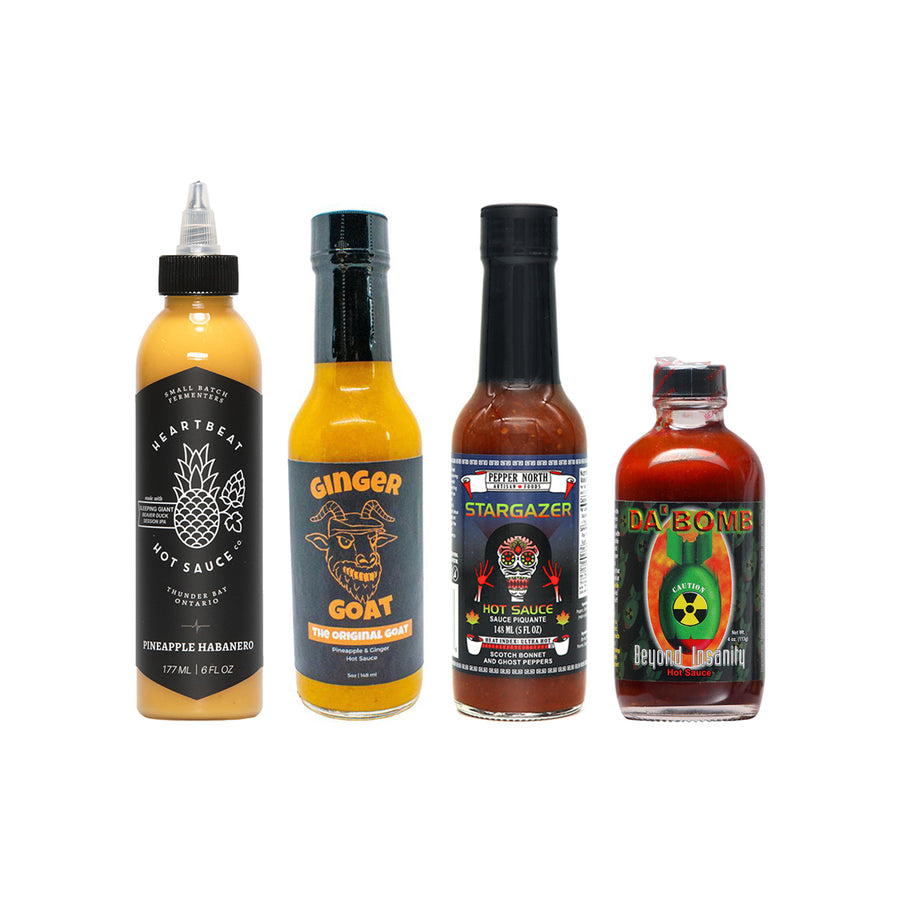 Hot Ones Rising Heat Hot Sauce Gift Pack (1.2) - Lucifer's House of Heat