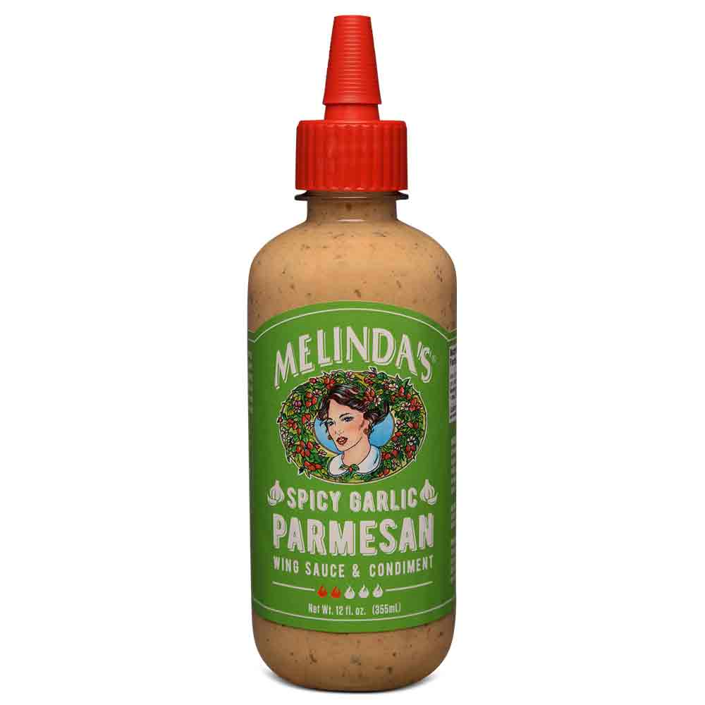 Melinda's Spicy Garlic Parmesan Wing Sauce & Condiment - Lucifer's House of Heat