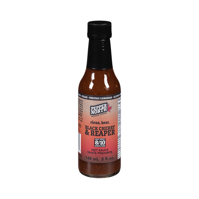 Pepper North Black Cherry & Reaper Hot Sauce (aka Momento de Muerte) - Lucifer's House of Heat