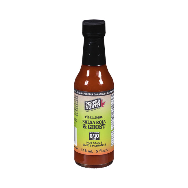 Pepper North Salsa Roja & Ghost Hot Sauce (aka No Joke) (NEARING OR PAST BEST BEFORE DATE) - Lucifer's House of Heat