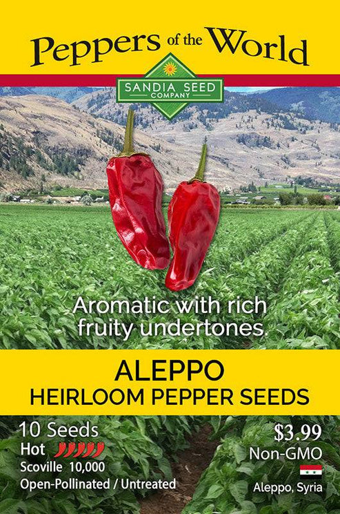 Aleppo Heirloom Pepper Seeds - Lucifer's House of Heat