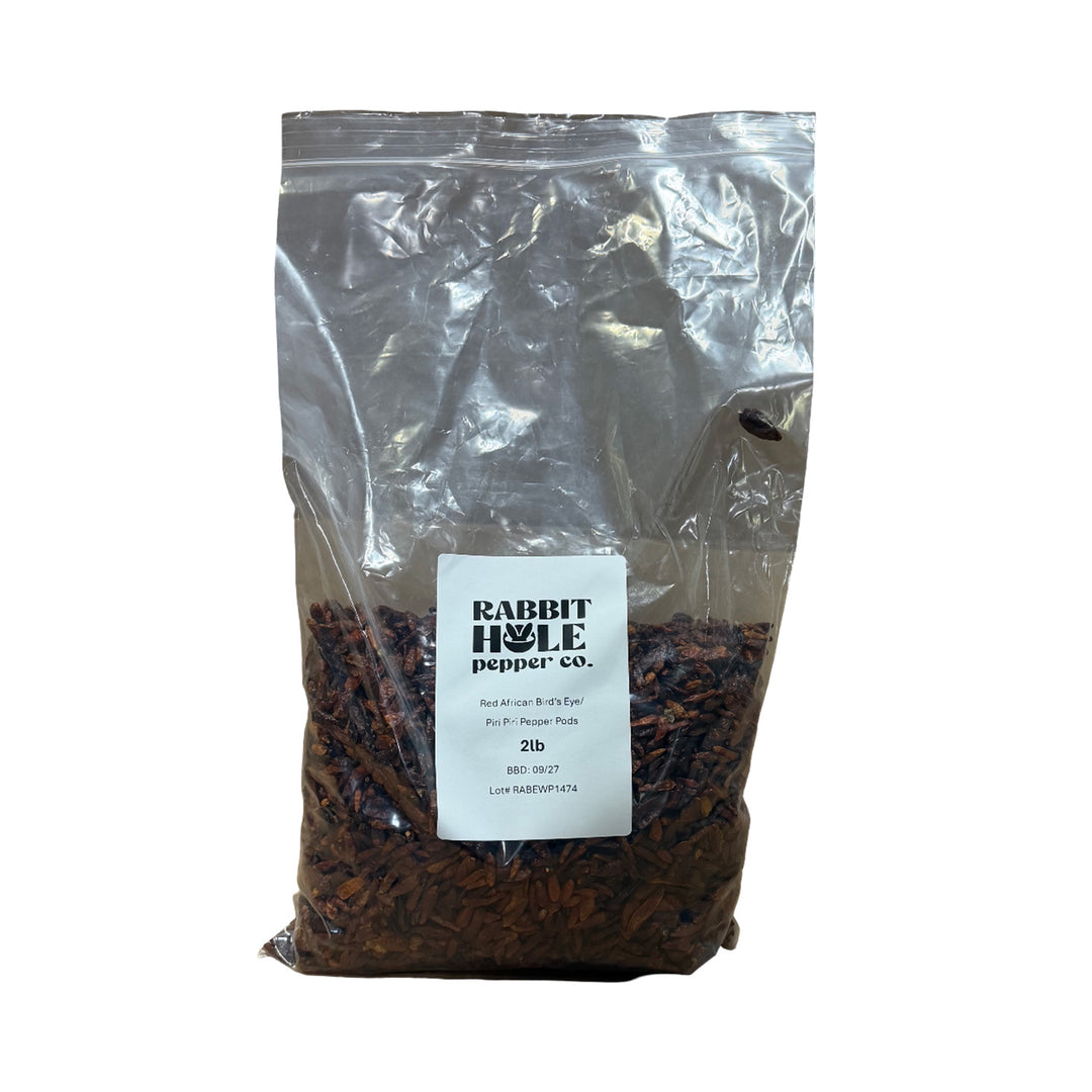 Bulk African Bird's Eye Piri Piri Dried Pepper Pods