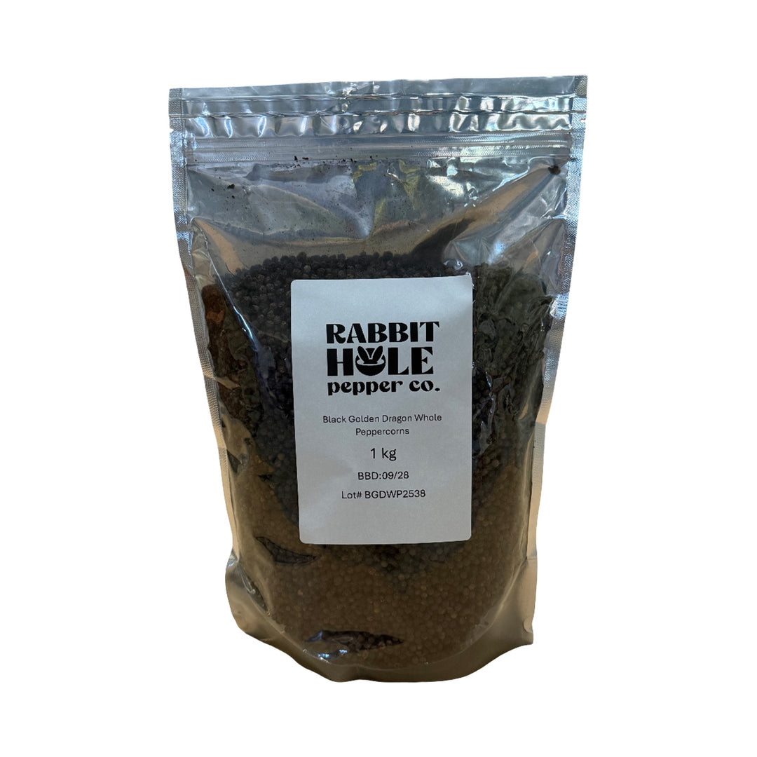 Bulk Vietnamese Black Golden Dragon Whole Peppercorns