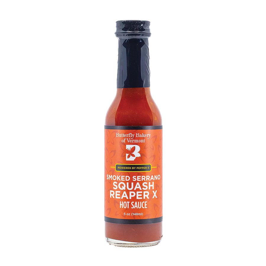 Butterfly Bakery Smoked Serrano Squash Reaper X Hot Sauce - Lucifer's House of Heat