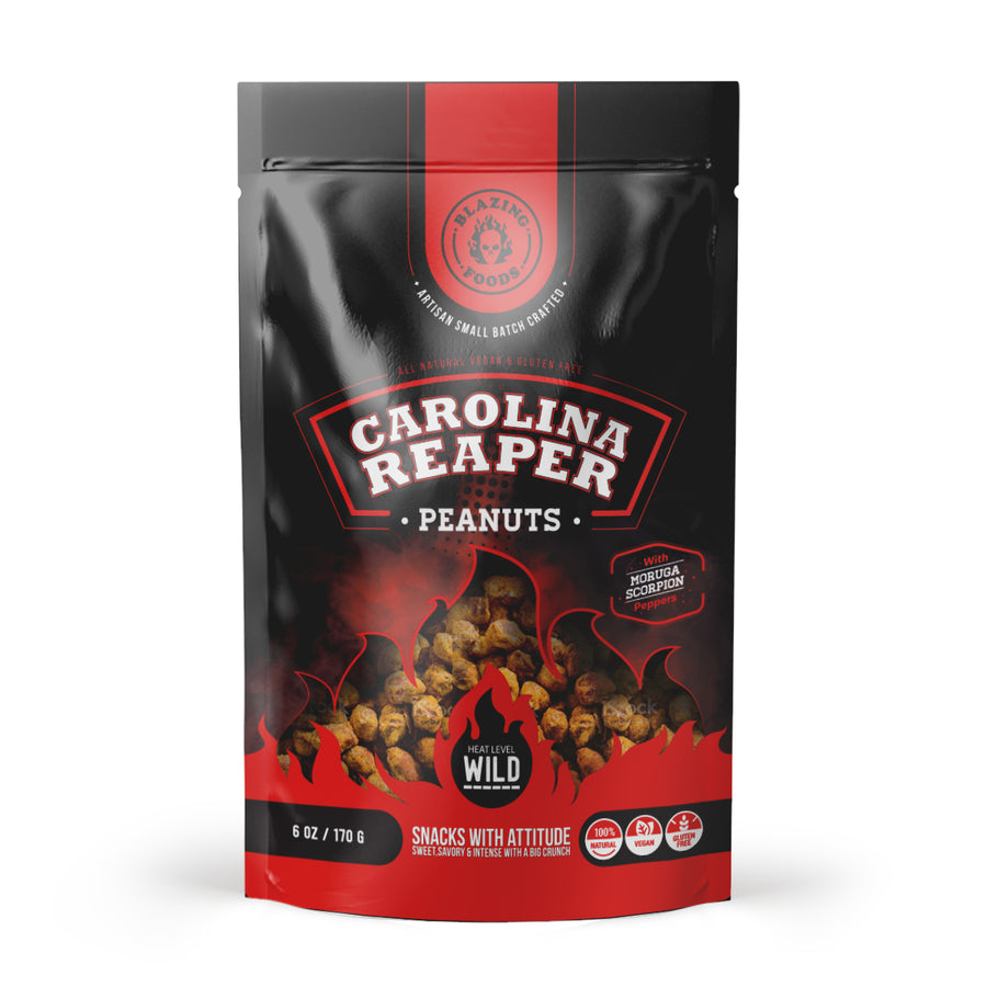 Carolina Reaper Peanuts (WILD Heat Level) - Lucifer's House of Heat