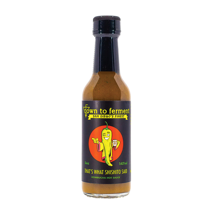 Down to Ferment That's What Shishito Said Hot Sauce - Lucifer's House of Heat