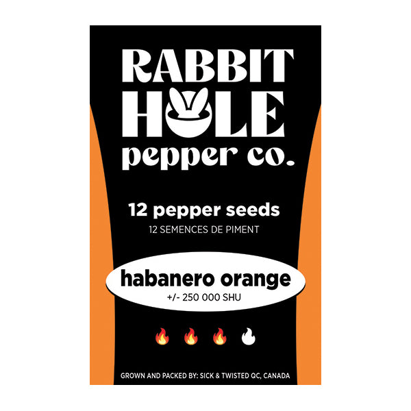 Habanero Orange Hot Pepper Seeds - Lucifer's House of Heat