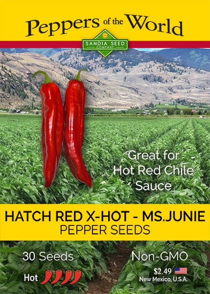 Hatch Red X-Hot - Ms. Junie Chile Seeds