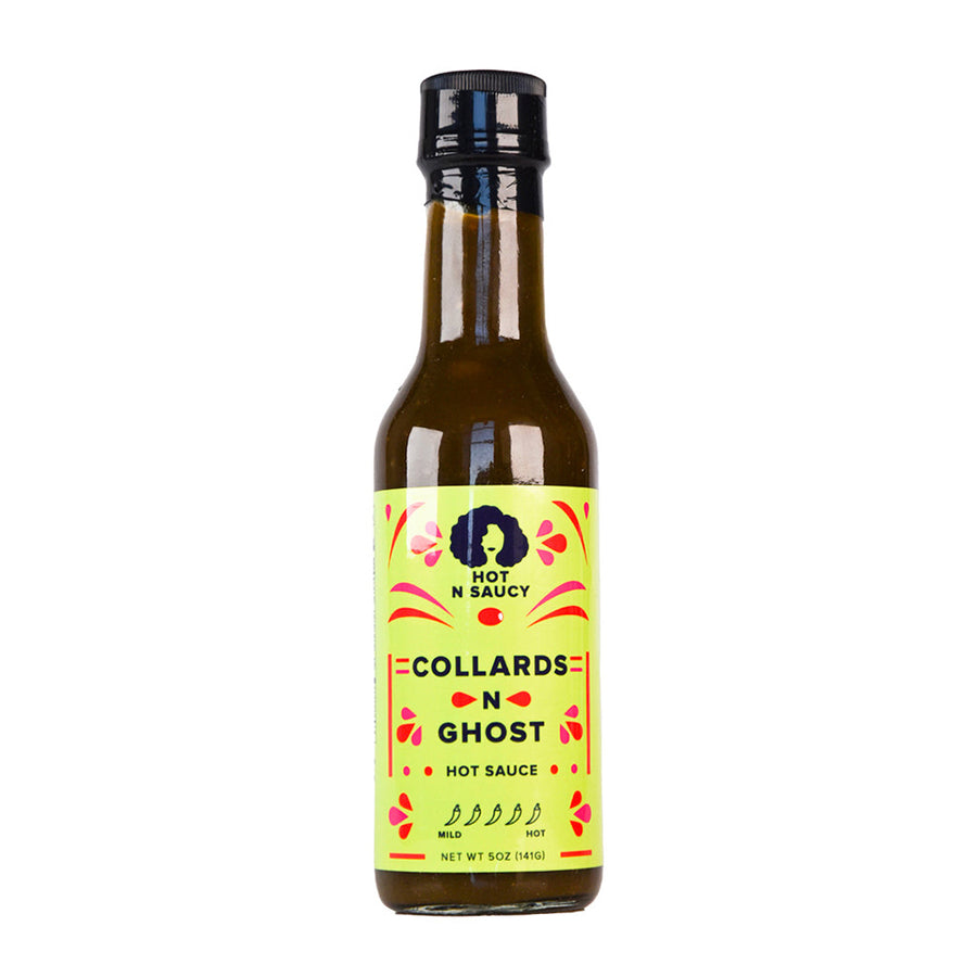 Hot N Saucy Collards N Ghost Hot Sauce - Lucifer's House of Heat