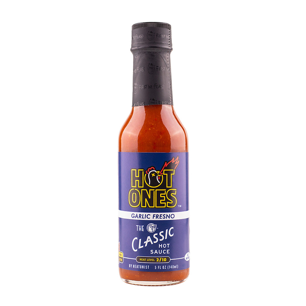 Hot Ones The Classic - Garlic Fresno Edition Hot Sauce - Lucifer's House of Heat