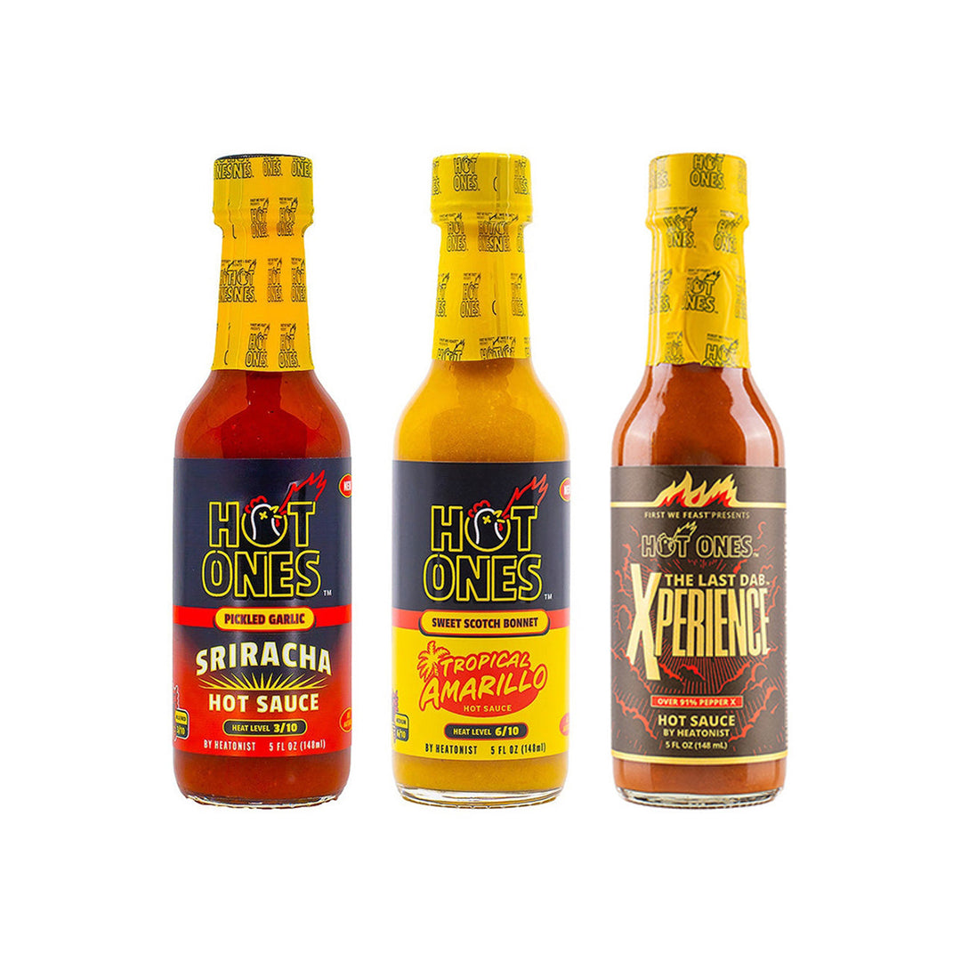 Hot Ones Hot Sauce Lineup Trio Pack (5.0)
