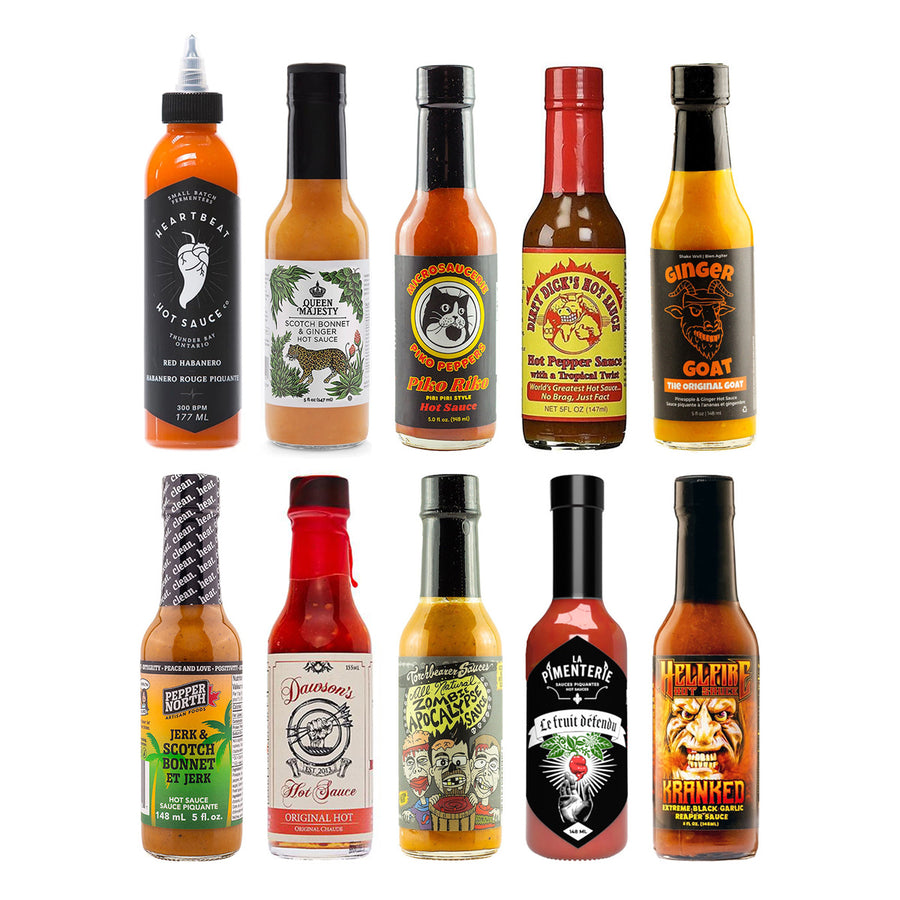 Hot Ones Hot Sauce Showdown Challenge 10 Pack - Lucifer's House of Heat
