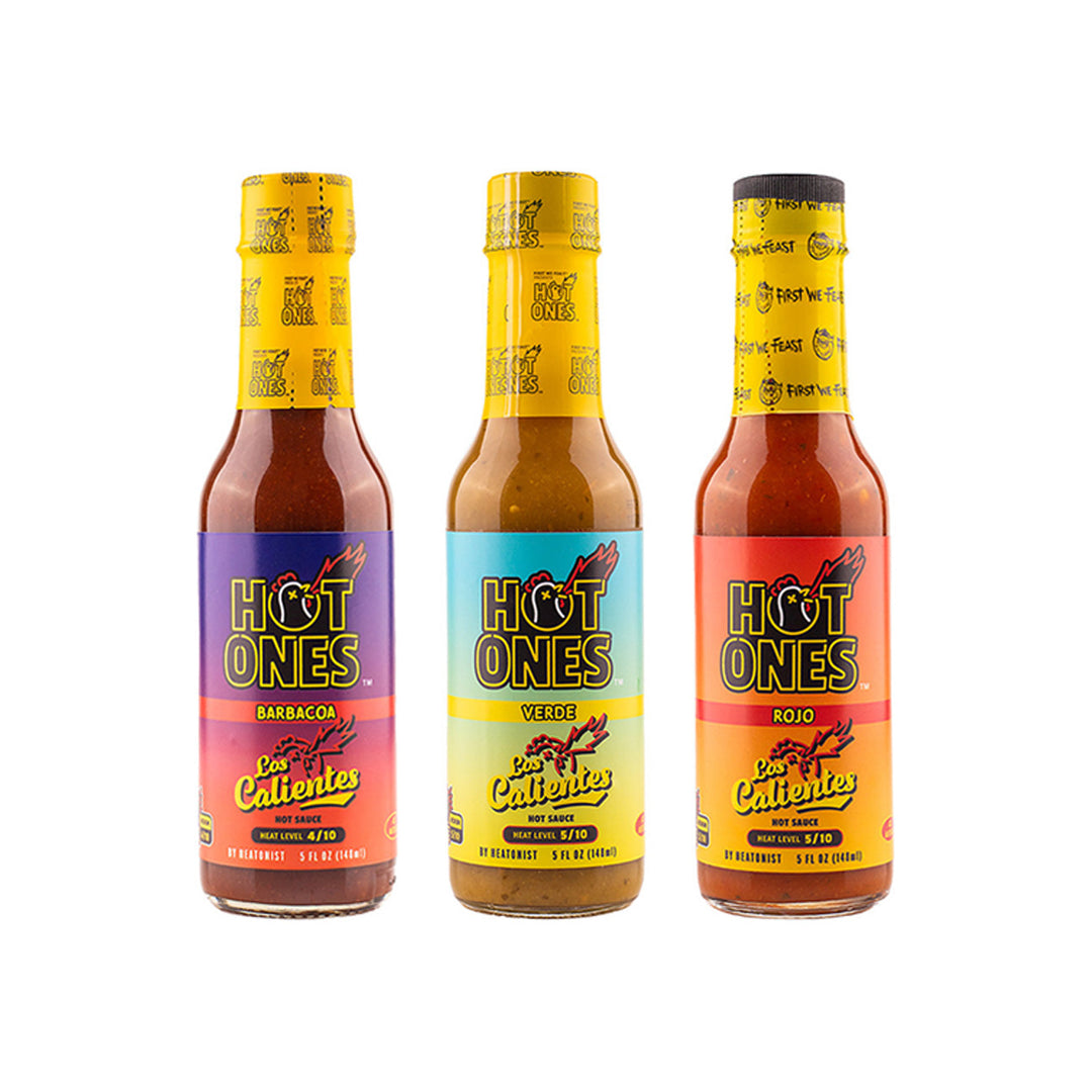 Hot Ones Los Calientes Hot Sauce Trio Pack - Lucifer's House of Heat