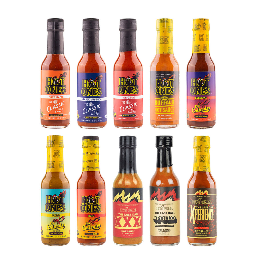 Hot Ones Mega Pack Hot Sauce Gift Set - Lucifer's House of Heat