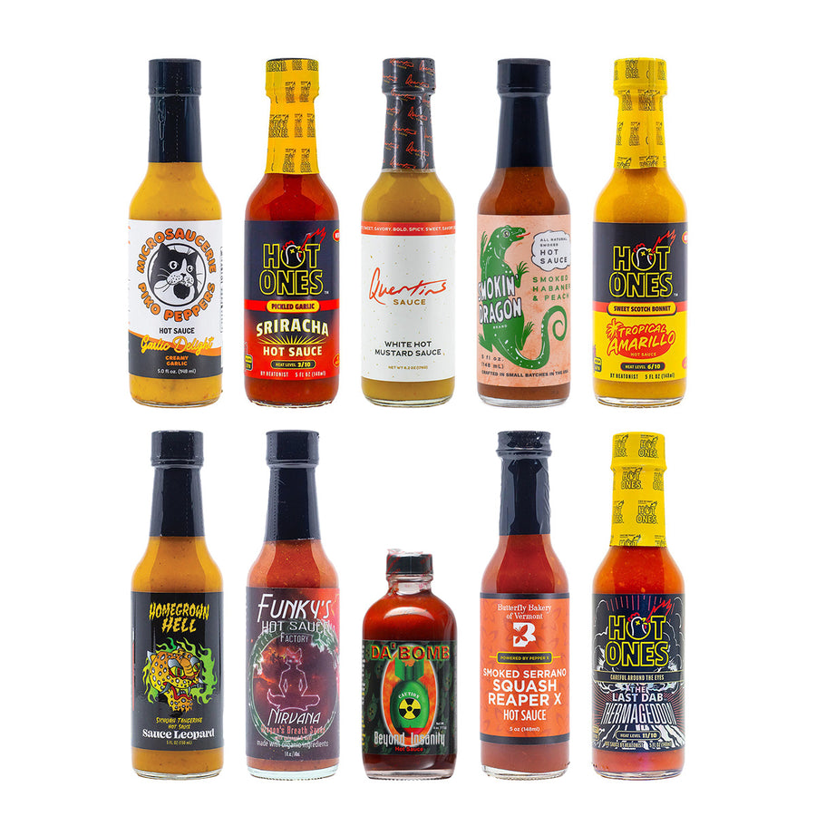Hot Ones Season 29 Hot Sauce Challenge 10 Pack - Lucifer's House of Heat