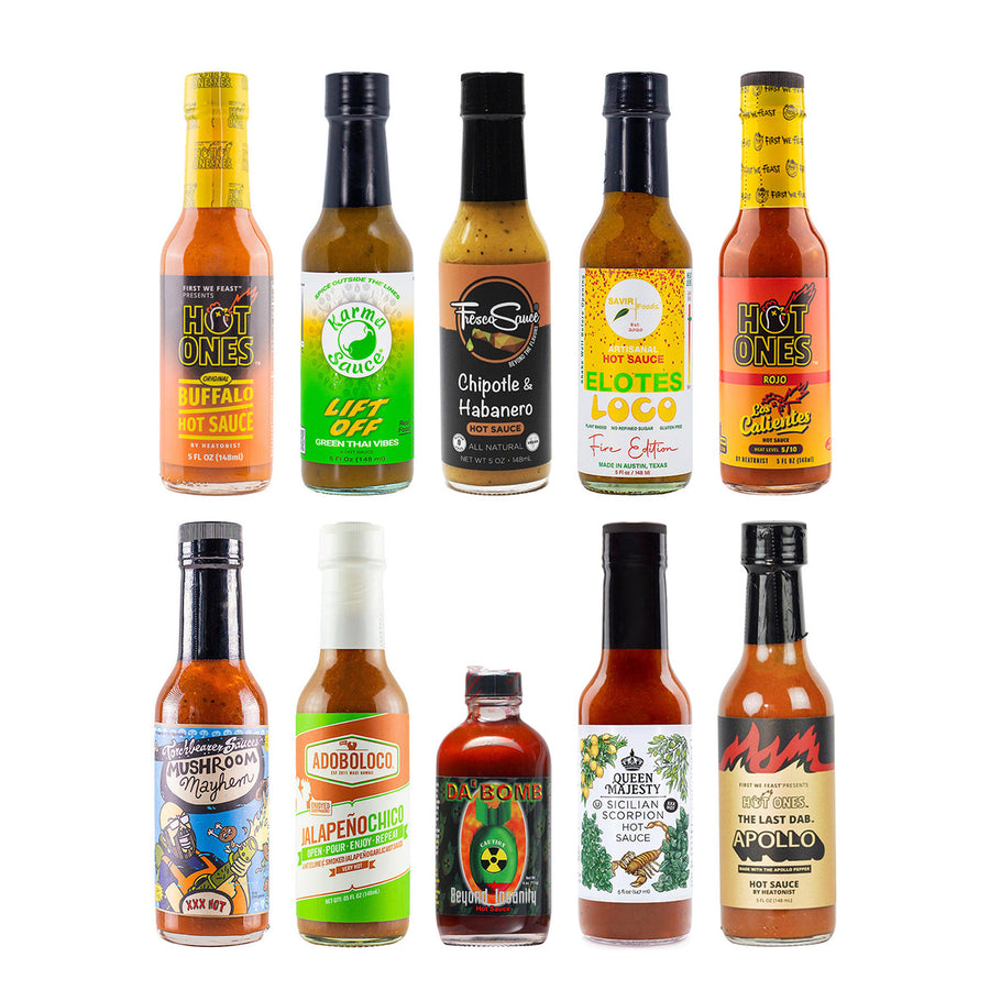 Hot Ones Firestorm Faceoff Hot Sauce Challenge 10 Pack - Lucifer's House of Heat