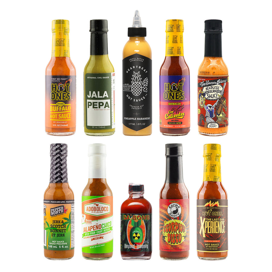 Hot Ones Inferno Invitational Hot Sauce Challenge 10 Pack - Lucifer's House of Heat