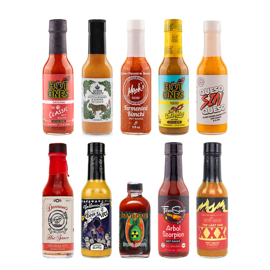 Hot Ones Meltdown Mission Hot Sauce Challenge 10 Pack - Lucifer's House of Heat