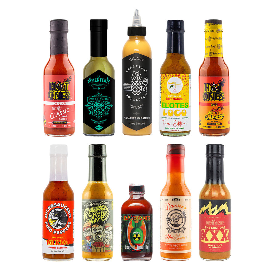 Hot Ones Spicy Summit Hot Sauce Challenge 10 Pack - Lucifer's House of Heat