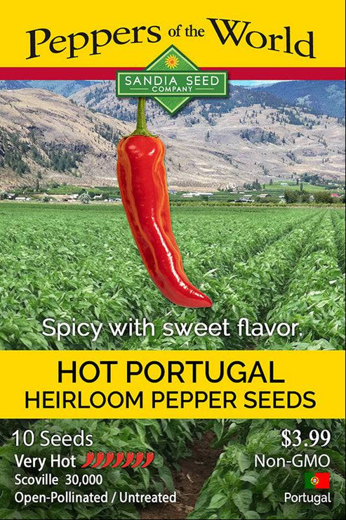 Hot Portugal Heirloom Pepper Seeds - Lucifer's House of Heat
