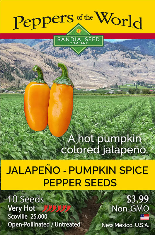 Jalapeno Pumpkin Spice NuMex Seeds - Lucifer's House of Heat