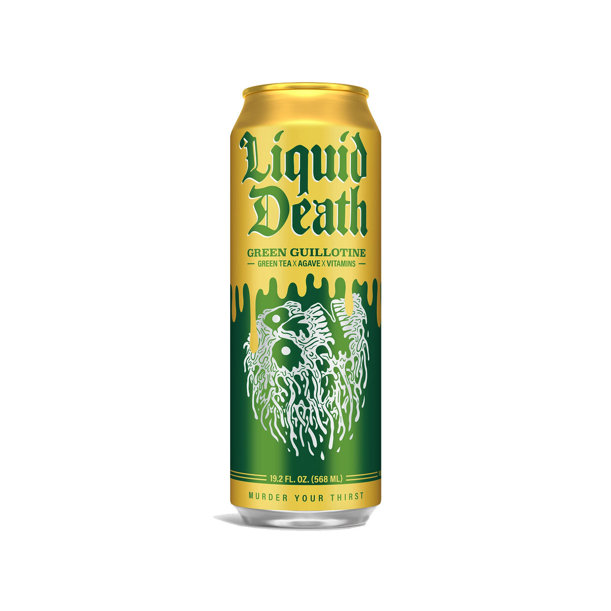 Liquid Death Green Guillotine Iced Tea (568ml) – Lucifer's House of Heat