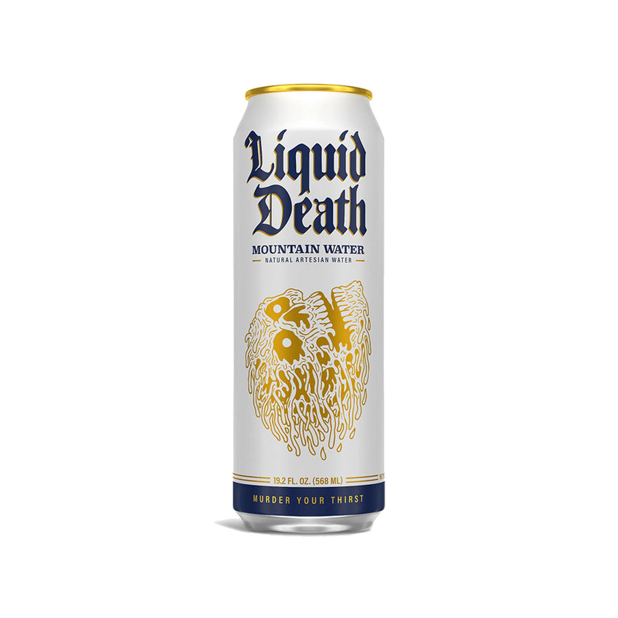 Liquid Death Mountain Water Natural Artesian Water (568ml) - Lucifer's House of Heat