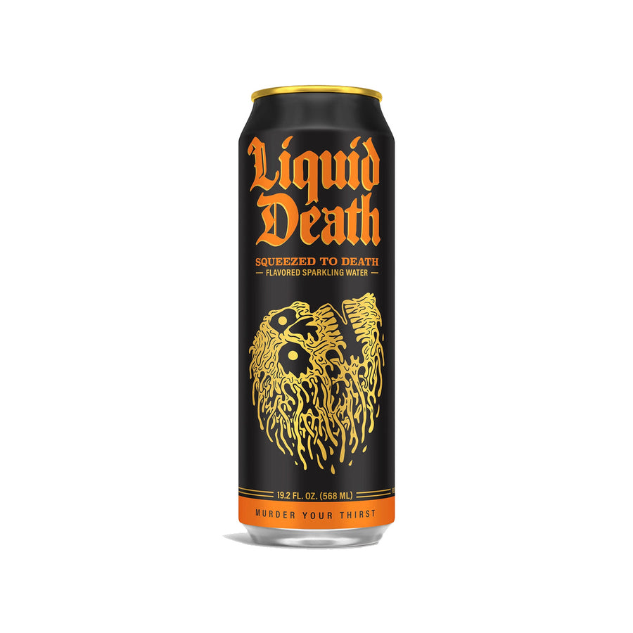 Liquid Death Squeezed to Death Flavoured Sparkling Water (568ml) - Lucifer's House of Heat