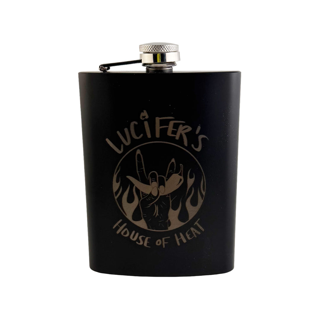 Lucifer's Black Stainless Steel Flask